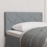 vidaXL Naslon za glavo Diamantni Bloki Svetlo Siva 80 cm Izdelan iz Tkanine Cene