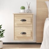  Stenska nočna omarica 2 kosa sonoma hrast 41,5x36x53 cm Cene