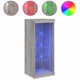 Maison Chic Komoda - Predalnik z LED lučkami siva sonoma 41x37x100 cm, (21719873) | Shoptok.si