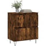 vidaXL Komoda dimljeni hrast 60x35x70 cm inženirski les | Shoptok.si
