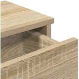 vidaXL Stenska polica s predali sonoma hrast 100x37,5x19 cm inž. les | Shoptok.si