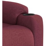  Naslonjač od tkanine crvena boja vina | shoptok.hr