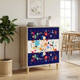  Komoda MAINZ Cvjetni uzorak 66 x 36,5 x 75 cm Konstruirano drvo | shoptok.hr