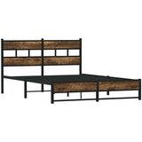 Metalni okvir kreveta bez madraca boja hrasta 150 x 200 cm | shoptok.hr