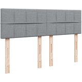  Krevet s oprugama i madracem svjetlosivi 140x190 cm od tkanine | shoptok.hr