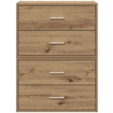 vidaXL Omarice z 2 predaloma 2 kosa artisan hrast 60x31x40 cm inž. les | Shoptok.si