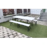 Sklopivi baštenski set - sto i 2 klupe