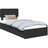  s od storage Podesivo Crna 90 x 190 cm Konstruirano drvo | shoptok.hr