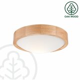  plafonsko svetlo oak slim 1xE27/60W/230V, hrast, prečnik 27 cm | Eponuda.com