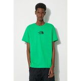 The North Face Bombažna kratka majica M S/S Fine Alpine Equipment Tee 3 moška, zelena barva, NF0A87U3PO81 | Shoptok.si