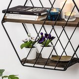 Hanah home Smeđa polica s više razina od masivne smreke 44 cm Liliales – | shoptok.hr