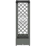 Povišeni krevet s mrežom i krovom Svjetlosiva 207 x 40 x 123 cm | Shoptok.si