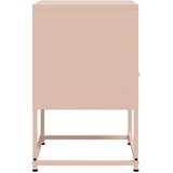  Noćni ormarići 2 kom ružičasti 36 x 39 x 60,5 cm čelični | Eponuda.com