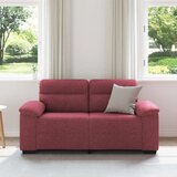  Dvosjed Kauč Vinsko Crvena 160x81x84 cm Tkanina | Shoptok.si