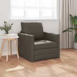 Krevet na razvlačenje 60cm Siva Umjetna koža | shoptok.hr