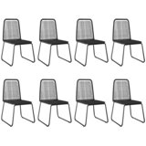  9-dijelni vrtni blagovaonski set od PVC ratana crno-smeđi | Eponuda.ba