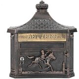 Zidni Montirani Poštanski Sanduk Bronzana 40.5 x 15.5 x 44 cm | shoptok.hr