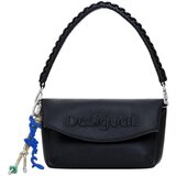 Desigual Ročna torba Half Logo Trokel 25WAXPAL Črna | Shoptok.si