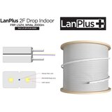 Lanplus Fiber optic cable 2FO 2km Indoor drop cable, G657A1, FRP, LSZH, white | Eponuda.com