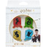 HARRY POTTER Set 4 bedža Hogwarts Slike