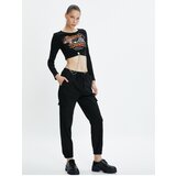 Koton Cargo Gabardine Trousers Tie Waist Pocket Cotton Cotton | ePonuda.com