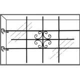  Sigurnosne rešetke za prozor 69 x 114 cm | shoptok.hr