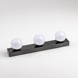 Brilagi KOMPLET 2x LED zidna svetla za kupatilo HOLLYWOOD 3xLED/3W/230V 39 cm IP44 crna | Eponuda.com
