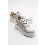 LuviShoes Sette Beige Multi Women's Sports Shoes From Genuine Leather. cene