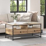  Kava Stol Umjetnički hrast 100 x 51 x 45 cm Konstruirano drvo | shoptok.hr