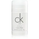 Calvin Klein CK One deodorant v stiku brez aluminija 75 ml unisex