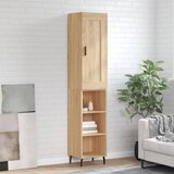 vidaXL Visoka komoda hrasta sonome 34,5x34x180cm od konstruiranog drva Cijene