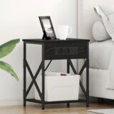 vidaXL Noćni ormar 2 pcs Crni hrast 41 x 31 x 51 cm Konstruirano drvo | shoptok.hr
