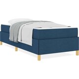 Box Konstrukcija postelje z vzmetnico Modra 80 x 200 cm blago, (5000123638) | Shoptok.si