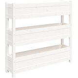  Sadilica bijela 112 x 25 x 104,5 cm od masivne borovine | shoptok.hr