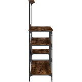  Pekarski stalak boje hrasta 90 x 40 x 132 cm od drva i metala | shoptok.hr