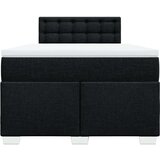 vidaXL Krevet box spring s madracem crni 120 x 190 cm od tkanine | shoptok.hr