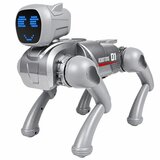 Lean Toys Interaktivni srebrni robotski pes z umetno inteligenco siva | Shoptok.si