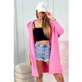 Kesi Sweater with bat wool light pink Cene