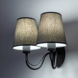  Zidna lampa MALBO 2xE27/15W/230V siva/crna | Eponuda.com