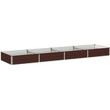  Povišeni vrtni krevet Smeđa 320 x 80 x 24 cm | shoptok.hr