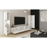 MID.YOU Dnevni Regal Berlin Iii, Bela, Osvetlitev, 3-Delni | Shoptok.si