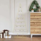 vidaXL Kovinsko božično drevesce Zlata 125 cm Jeklo s prašnim premazom | Shoptok.si