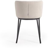 Kave Home Bež oblazinjeni jedilni stoli v kompletu 2 ks Ciselia – | Shoptok.si