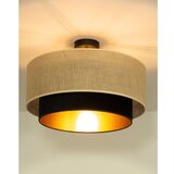 plafonski luster sarta 1xE27/60W/230V fi 45 cm crna/juta | Eponuda.com