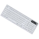 INF Žična 99-tipkna tipkovnica z RGB in multimedijskim gumbom White, (5000310582) | Shoptok.si