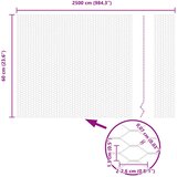  Heksagonalna ograda Zelena 0,6 x 25 m PVC | shoptok.hr
