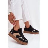 Boto Women's Platform Sneakers with Sheepskin Black Frelina | Shoptok.si