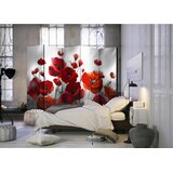 Artgeist PARAVAN 225/172/3 cm rdeča, svetlo siva | Shoptok.si