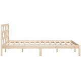  Okvir za krevet od masivnog drva 135 x 190 cm bračni | Eponuda.com