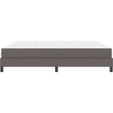  Postelja z vzmetnico Siva 200 x 200 cm Umetna koža | Shoptok.si